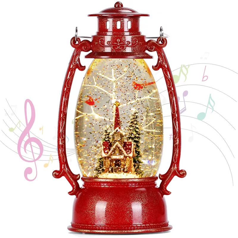 Joulun Snow Globe Lantern -kirkko